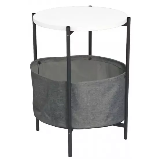 Столик журнальный Bofigo With Bag, White/Black