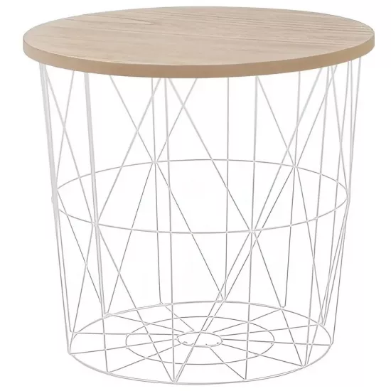 Măsuţă cafea Halmar Mariffa, Natural/White