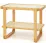 Столик журнальный Costway JV11093NA, 70x44 см, Natural