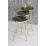 Set masute pentru reviste Prestige Bendir 3 pcs 330, Black Marble/Gold