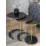 Set masute pentru reviste Prestige Bendir 50/40/30 3 pcs, Black Marble/Gold