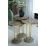 Set masute pentru reviste Prestige Gordion round base 3 pcs, Grey Marble/Gold
