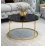 Măsuţă cafea Prestige Bendir 60, Black Marble/Gold