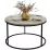 Măsuţă cafea Prestige Efes 60, Gray Marble/Black