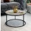 Măsuţă cafea Prestige Efes 60, Gray Marble/Black