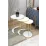 Set masute pentru reviste Prestige Wh 50/40/30 3 pcs, White/Gold