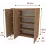 Тумба Fabulous Multifunctional Cabinet With 3 Doors (90 см), Pine