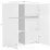 Tumbă Helvetia Cross 4D (119.5 cm), White/Black