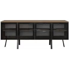 Tumbă Mirage Meble GD112 (180 cm), Hitit Walnut