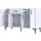 Tumbă Mirage Meble JE136 (120 cm), White