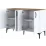 Тумба Mirage Meble JE162 (120 см), White/Walnut