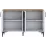 Тумба Mirage Meble JE162 (120 см), White/Walnut