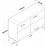 Тумба Mirage Meble JE162 (120 см), White/Walnut