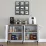 Тумба Mirage Meble JE162 (120 см), White/Walnut