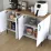Тумба Mirage Meble JE162 (120 см), White/Walnut