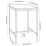 Set de sufragerie Ikea Sandsberg/Stig 67x67см 1+2, Black
