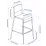 Set de sufragerie Ikea Sandsberg/Stig 67x67см 1+2, Black