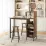 Set de sufragerie Costway JV10669BN 1+3, Brown
