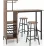 Set de sufragerie Costway JV10669BN 1+3, Brown
