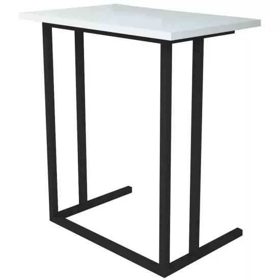 Masă laptop Fabulous Metal, White/Black