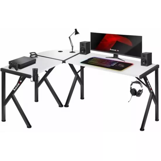 Birou Gaming Huzaro Hero 6.3, White
