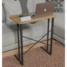 Masă laptop Prestige 60x35x65, Pine/Black Masă laptop Prestige 60x35x65, Pine/Black