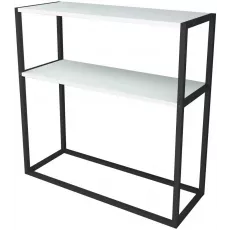 Consola Fabulous Metal Dressuar, White/Black