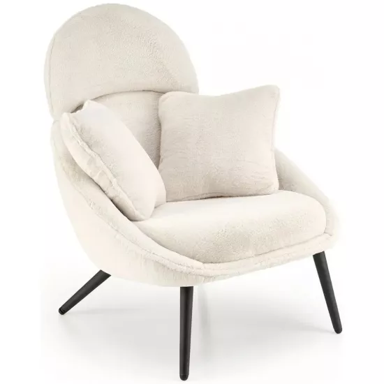 Fotoliu Halmar Merry, Cream/Black