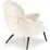 Fotoliu Halmar Merry, Cream/Black