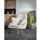 Fotoliu Halmar Merry, Cream/Black