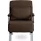 Fotoliu Mebel Elite Bart, Brown/Chrome