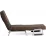 Fotoliu Mebel Elite Bart, Brown/Chrome