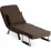 Fotoliu Mebel Elite Bart, Brown/Chrome