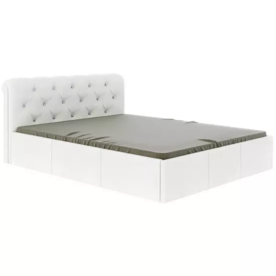 Кровать BonMebel Калипсо, 160 x 200 см, Белый