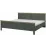 Кровать Helvetia Evora S 24ZRJU30, 140 x 200 см, Green/Lefkas Oak