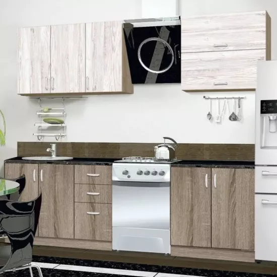 Кухня Modern Paola 2.0 м, ДСП, Vintage Oak/Craft Oak White