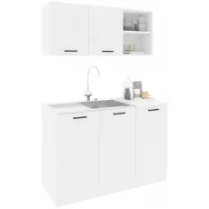 Кухня Haaus Ara 1.2 м, ЛДСП, White Кухня Haaus Ara 1.2 м, ЛДСП, White