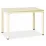 Masă pentru bucătărie Signal Galant 100x60, Cream