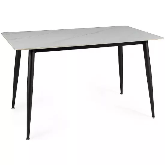 Masă pentru bucătărie Signal Rion, 160x70 cm, White/Black