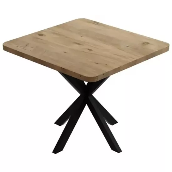 Masă pentru bucătărie Prestige Star Leg 70/70x75, Pine/Black