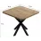 Masă pentru bucătărie Prestige Star Leg 70/70x75, Pine/Black