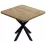Masă pentru bucătărie Prestige Star Leg 70/70x75, Pine/Black