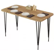 Стол обеденный Prestige Pyramid Leg 60x120, Pine/Black Стол обеденный Prestige Pyramid Leg 60x120, Pine/Black