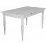 Masă pentru bucătărie Mirage Meble JA112 extensibilă, White