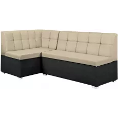 Кухонный уголок Modern Como 2207/2230 ,Beige/Black Кухонный уголок Modern Como 2207/2230 ,Beige/Black
