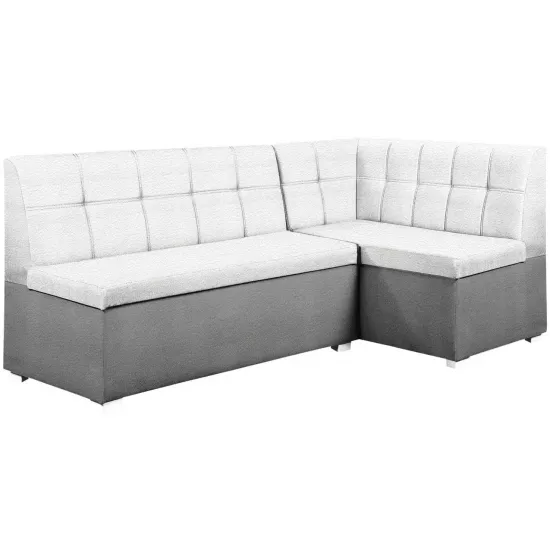 Colț de bucătărie Modern Como 2300/2233 ,White/Dark Gray