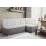 Кухонный уголок Modern Como 2300/2233 ,White/Dark Gray