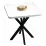 Set de sufragerie Prestige Star Leg 70/70x75cm 1+2, White/Black