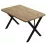 Set de sufragerie Prestige X Leg 70x110cm 1+4, Pine/Black/White
