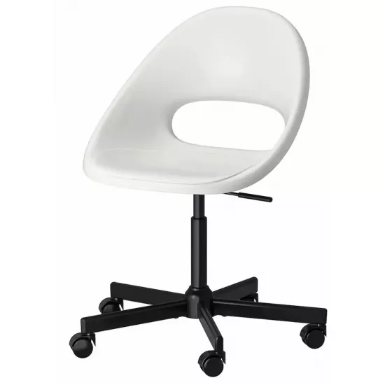 Fotoliu de birou Ikea Loberget/Malskar, Alb/Negru